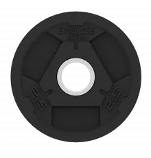 Диск олимпийский BRONZE GYM обрезиненный 2,5 кг